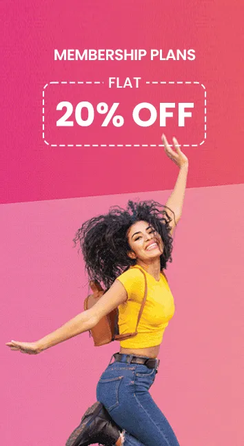 Exclusive Coupon – Flat 20% Off On Membership Plans