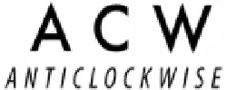 Anticlockwise